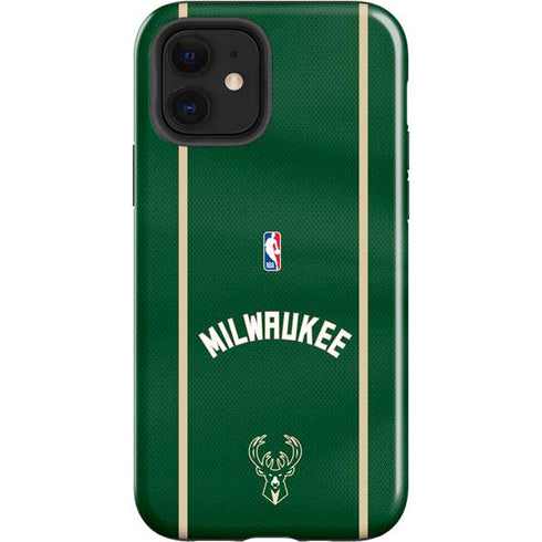 NBA Milwaukee Bucks Jersey iPhone 12 Impact Case