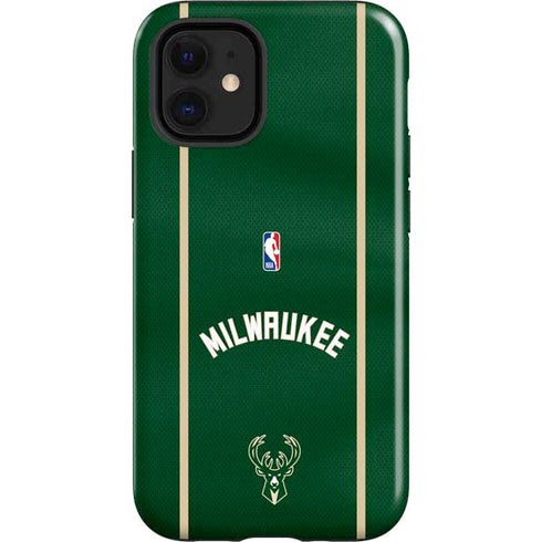 NBA Milwaukee Bucks Jersey iPhone 12 Mini Impact Case