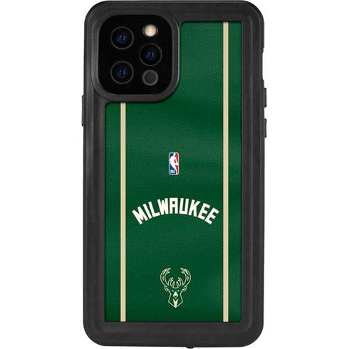 NBA Milwaukee Bucks Jersey iPhone 12 Pro Waterproof Case