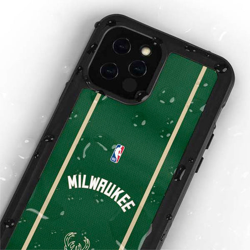 NBA Milwaukee Bucks Jersey iPhone 12 Pro Waterproof Case