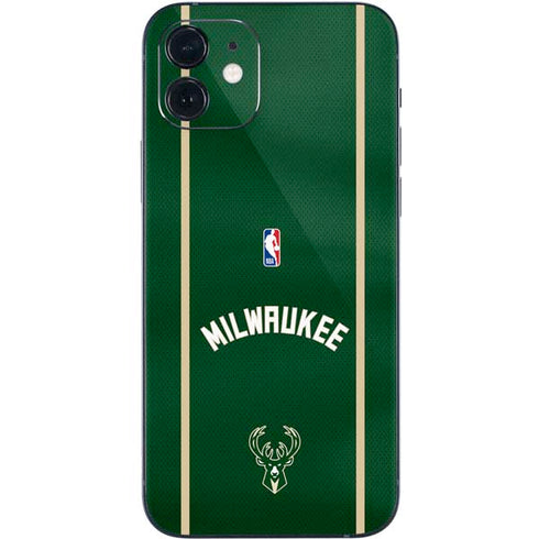 NBA Milwaukee Bucks Jersey iPhone 12 Skin