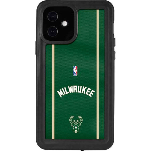 NBA Milwaukee Bucks Jersey iPhone 12 Waterproof Case