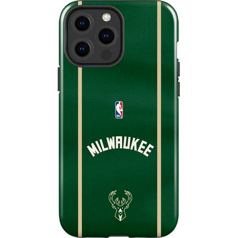 NBA Milwaukee Bucks Jersey iPhone 13 Pro Max Impact Case