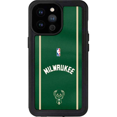 NBA Milwaukee Bucks Jersey iPhone 14 Pro Max Waterproof Case