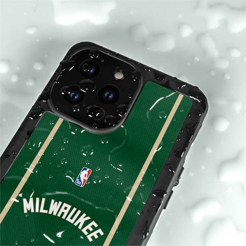NBA Milwaukee Bucks Jersey iPhone 14 Pro Max Waterproof Case