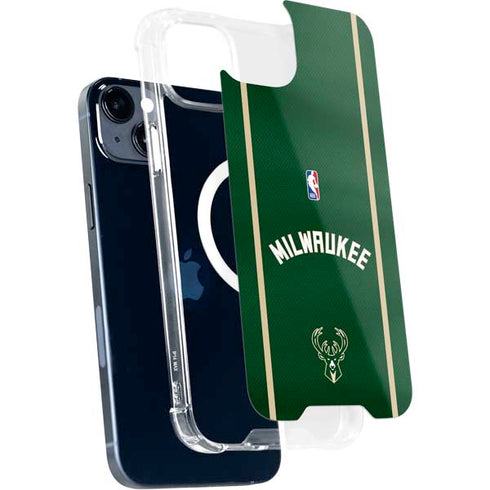 NBA Milwaukee Bucks Jersey iPhone 15 MagSafe Case