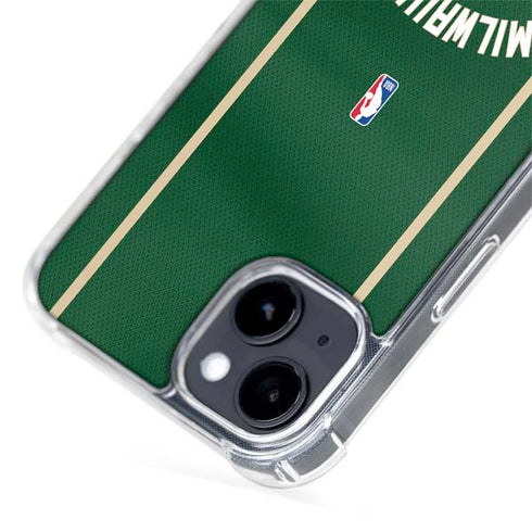 NBA Milwaukee Bucks Jersey iPhone 15 MagSafe Case