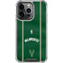 NBA Milwaukee Bucks Jersey iPhone 15 Pro Clear Case