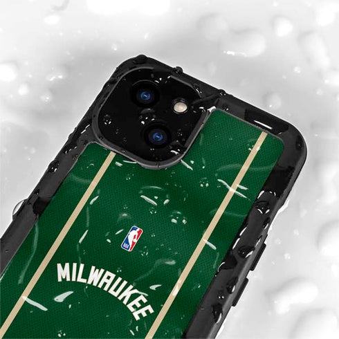 NBA Milwaukee Bucks Jersey iPhone 15 Waterproof Case