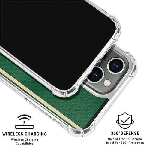 NBA Milwaukee Bucks Jersey iPhone 16 Pro Clear Case
