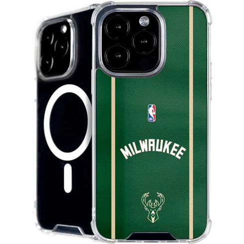 NBA Milwaukee Bucks Jersey iPhone 16 Pro MagSafe Case