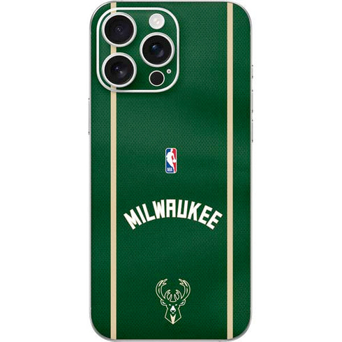 NBA Milwaukee Bucks Jersey iPhone 16 Pro Max Skin