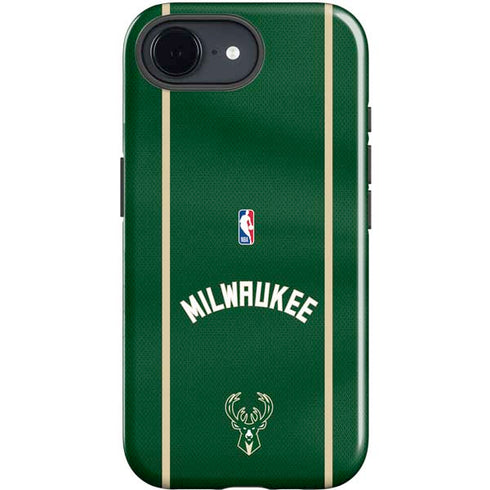 NBA Milwaukee Bucks Jersey iPhone 16e Impact Case