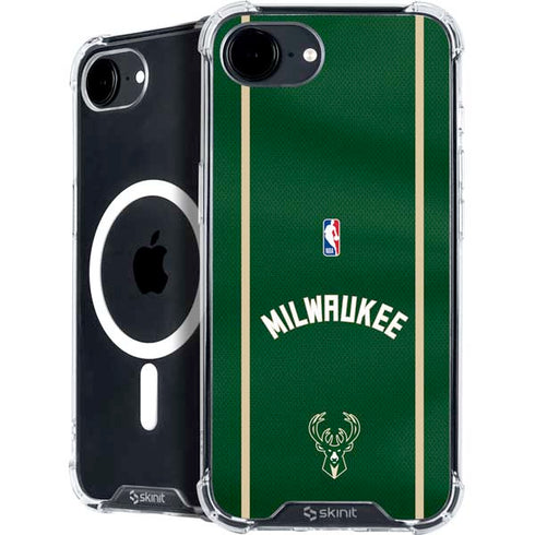 NBA Milwaukee Bucks Jersey iPhone 16e MagSafe Case