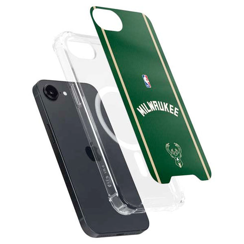 NBA Milwaukee Bucks Jersey iPhone 16e MagSafe Case