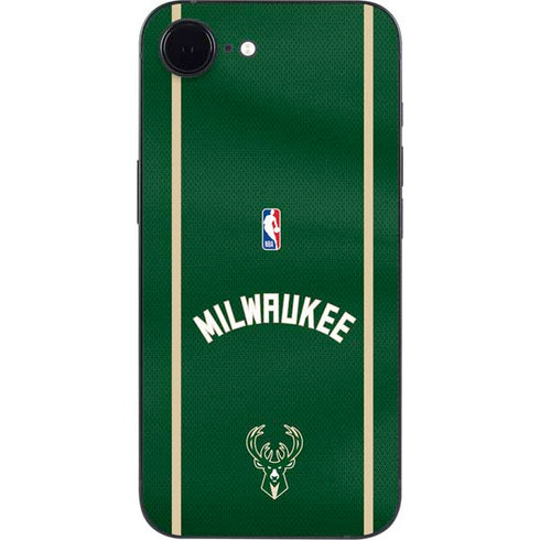 NBA Milwaukee Bucks Jersey iPhone 16e Skin