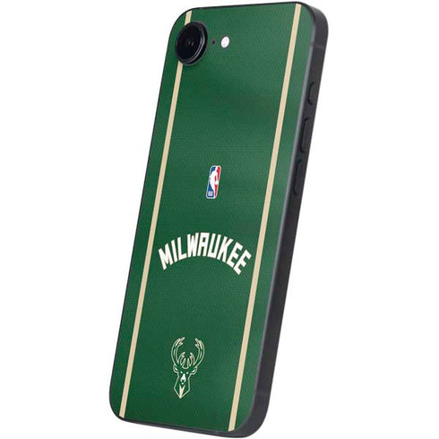 NBA Milwaukee Bucks Jersey iPhone 16e Skin