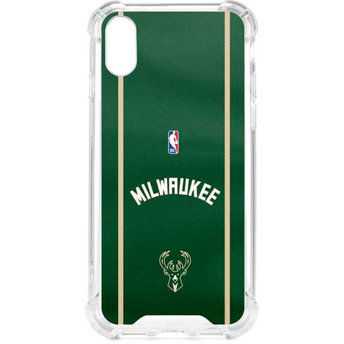 NBA Milwaukee Bucks Jersey iPhone XS Clear Case
