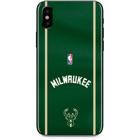 NBA Milwaukee Bucks Jersey iPhone XS Skin