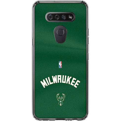 NBA Milwaukee Bucks Jersey LG K51/Q51 Clear Case