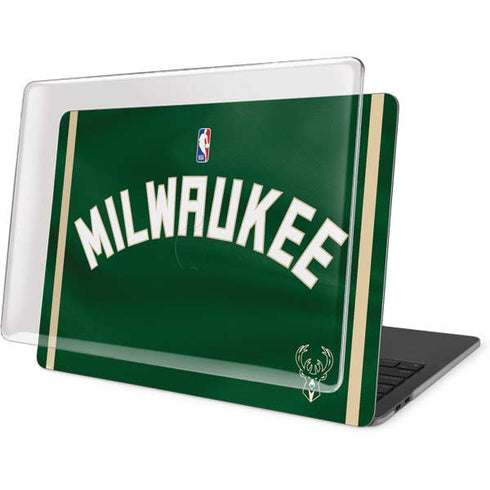NBA Milwaukee Bucks Jersey MacBook Pro 13in (2020) Case plus Skin