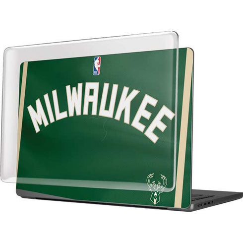 NBA Milwaukee Bucks Jersey MacBook Pro 14in (2021-24) Case plus Skin