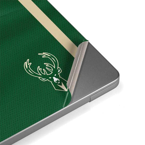 NBA Milwaukee Bucks Jersey MacBook Pro 14in (2021-24) Skin