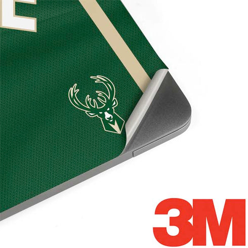 NBA Milwaukee Bucks Jersey MacBook Skins