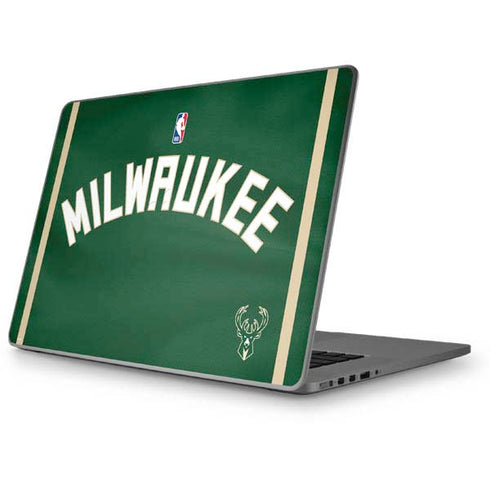 NBA Milwaukee Bucks Jersey Apple MacBook Pro 17-inch Skin