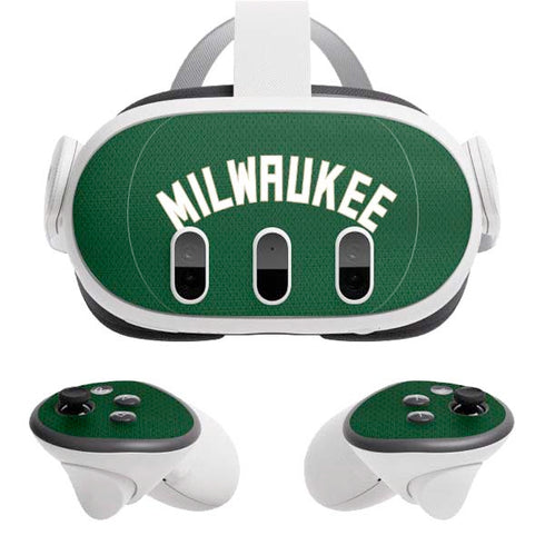 NBA Milwaukee Bucks Jersey Meta Quest 3 Skin