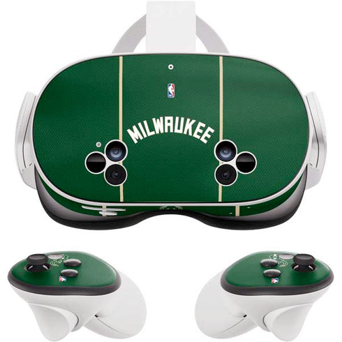 NBA Milwaukee Bucks Jersey Meta Quest 3S Skin