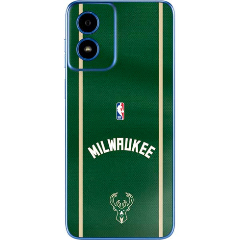 NBA Milwaukee Bucks Jersey Moto G Play 4G (2024) Skin