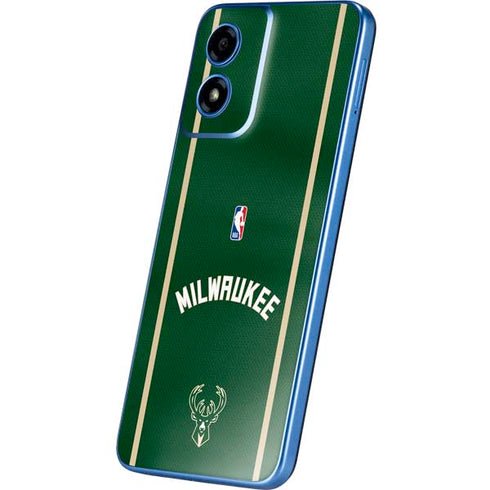 NBA Milwaukee Bucks Jersey Moto G Play 4G (2024) Skin