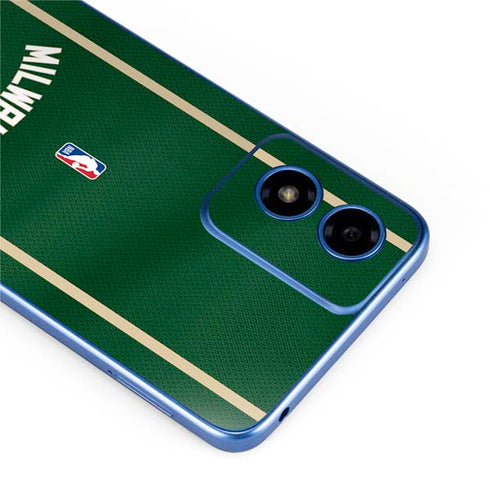 NBA Milwaukee Bucks Jersey Moto G Play 4G (2024) Skin