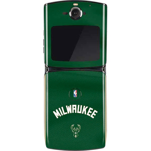 NBA Milwaukee Bucks Jersey Motorola RAZR Skin