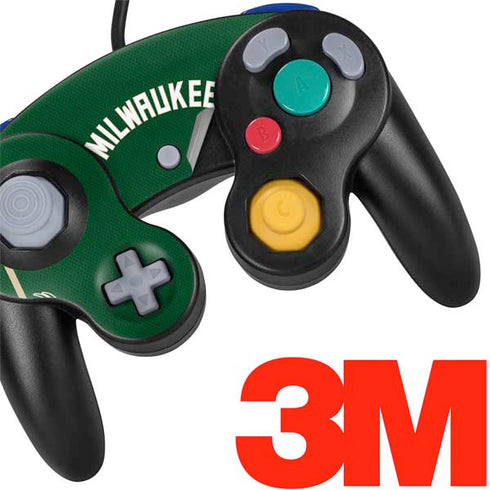 NBA Milwaukee Bucks Jersey Nintendo GameCube Controller Skin