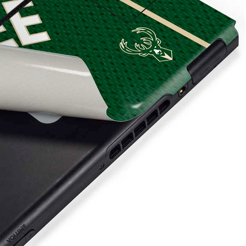 NBA Milwaukee Bucks Jersey Nintendo Switch Bundle Skin