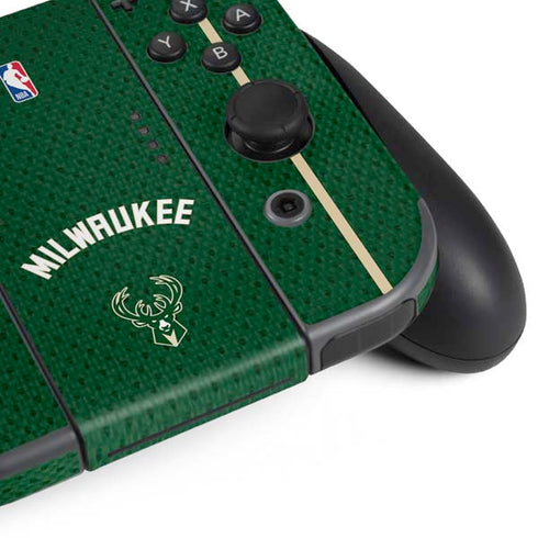 NBA Milwaukee Bucks Jersey Nintendo Switch Bundle Skin