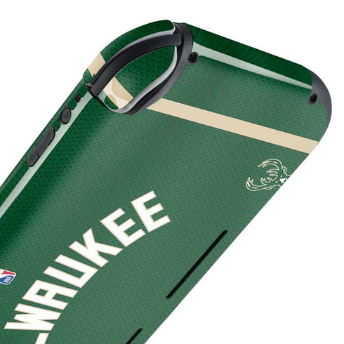 NBA Milwaukee Bucks Jersey Nintendo Switch Lite Skin