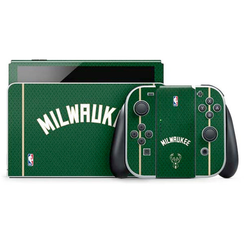 NBA Milwaukee Bucks Jersey Nintendo Skins