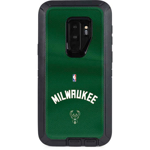 NBA Milwaukee Bucks Jersey Otterbox Defender Galaxy Skin