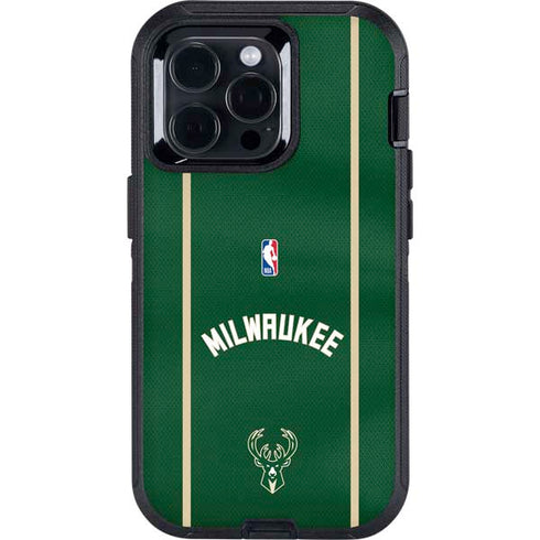 NBA Milwaukee Bucks Jersey Otterbox Defender iPhone Skin