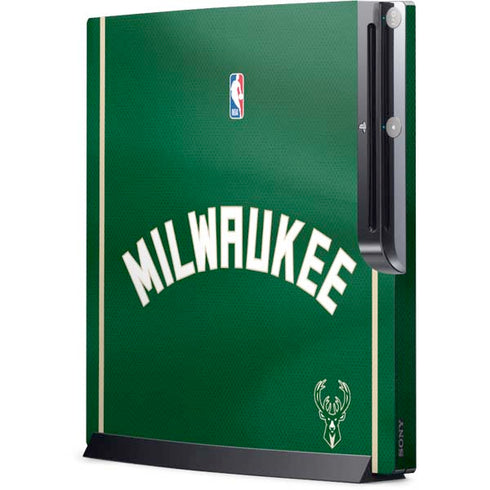 NBA Milwaukee Bucks Jersey Playstation 3 & PS3 Slim Skin