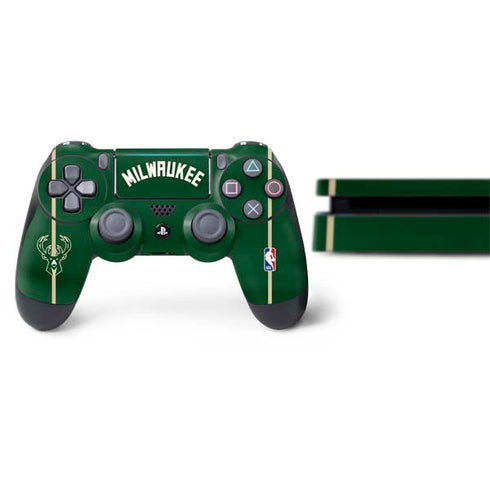 NBA Milwaukee Bucks Jersey PS4 Slim Bundle Skin