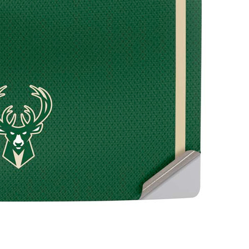 NBA Milwaukee Bucks Jersey PS5 Console Skin