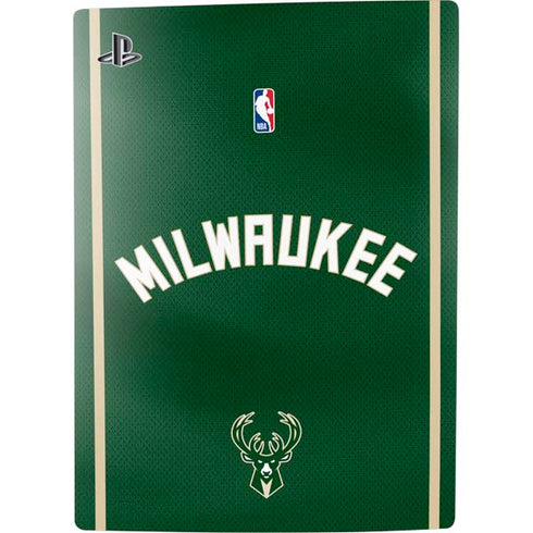 NBA Milwaukee Bucks Jersey PS5 Digital Edition Console Skin