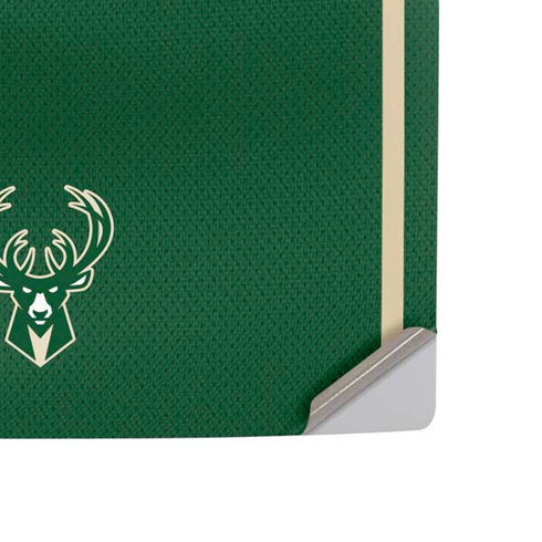 NBA Milwaukee Bucks Jersey PS5 Slim Digital Edition Console Skin