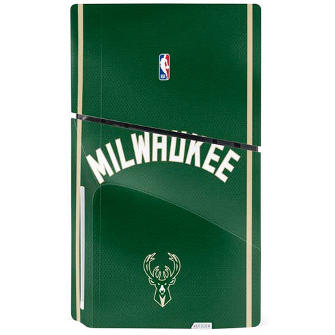 NBA Milwaukee Bucks Jersey PS5 Slim Disk Bundle Skin
