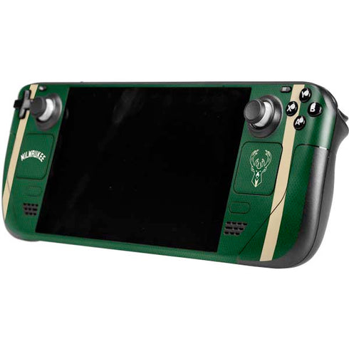 NBA Milwaukee Bucks Jersey Steam Deck Handheld Gaming Computer Skin