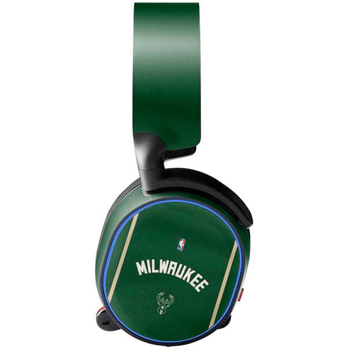 NBA Milwaukee Bucks Jersey SteelSeries Arctis 3 Skin